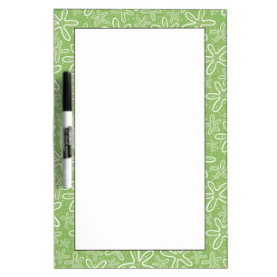 Shell Pattern On Spotted Background Dry Erase Board
