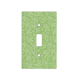 Shell Pattern On Spotted Background Light Switch Cover
