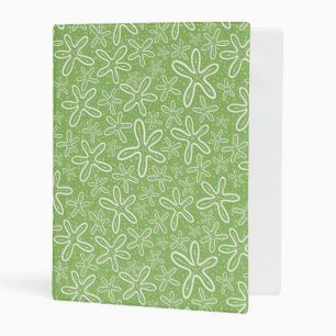 Shell Pattern On Spotted Background Mini Binder
