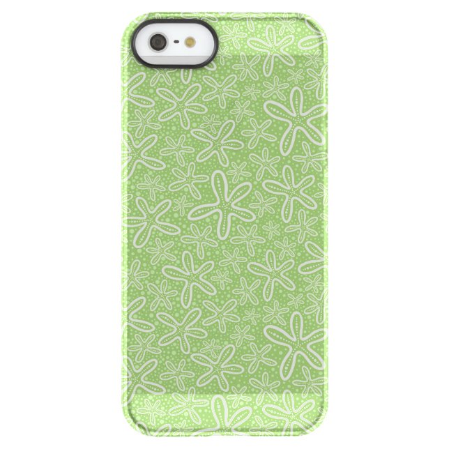 Shell Pattern On Spotted Background Uncommon iPhone Case (Back)