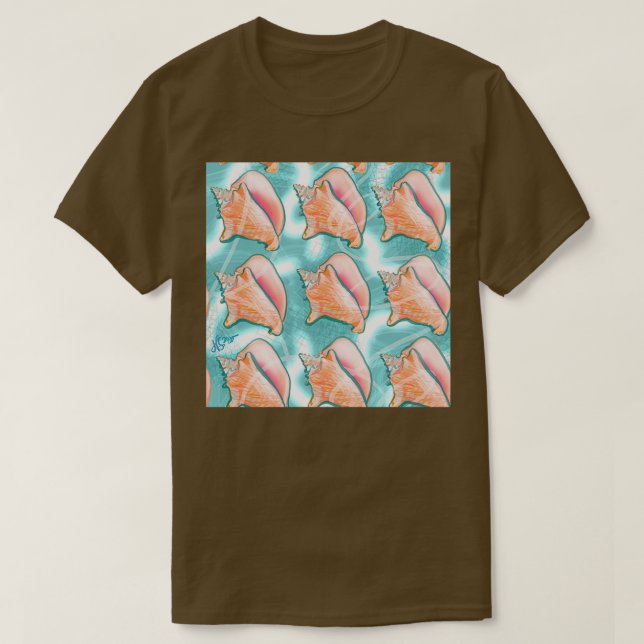 Shell Pattern T-Shirt (Design Front)