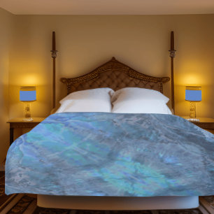 Shell Patterning Soft Blues Duvet Cover