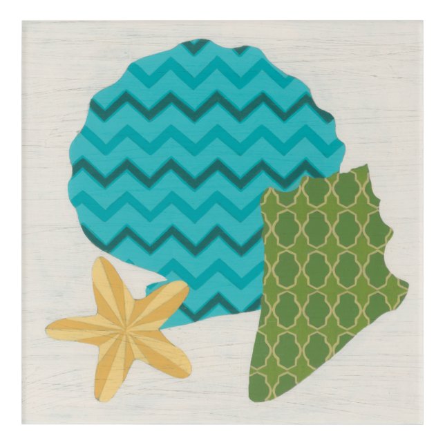 Shell Patterns II Acrylic Print (Front)