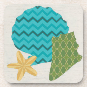 Shell Patterns II Beverage Coaster