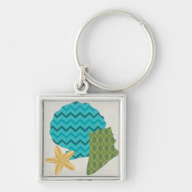 Shell Patterns II Keychain (Front)