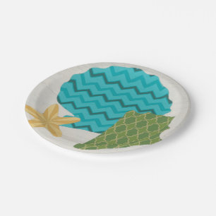 Shell Patterns II Paper Plates
