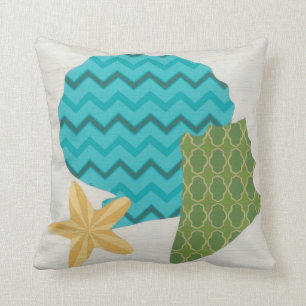 Shell Patterns II Throw Pillow