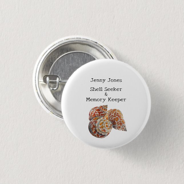Shell Seeker Button (Front & Back)