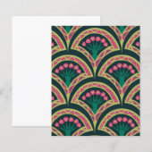 shell shaped green pattern (Front/Back)