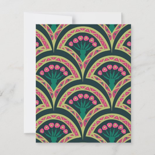 shell shaped green pattern (Front)