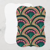 shell shaped green pattern (Front/Back)