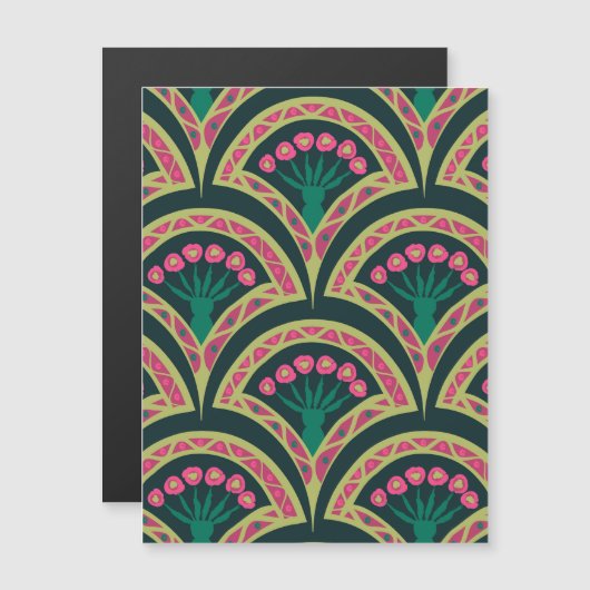 shell shaped green pattern (Front/Back)