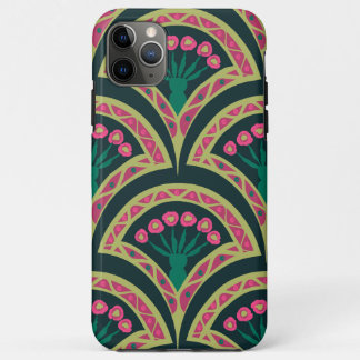 shell shaped green pattern iPhone 11 pro max case