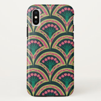 shell shaped green pattern iPhone x case