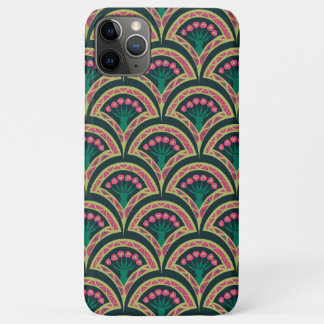 shell shaped green pattern iPhone 11 pro max case