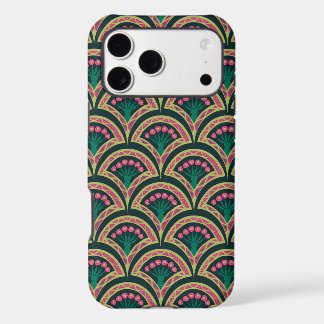 shell shaped green pattern iPhone 17 pro max case