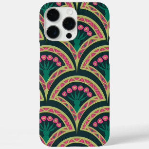 shell shaped green pattern iPhone 16 pro max case