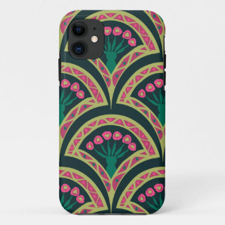 shell shaped green pattern iPhone 11 case