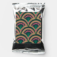 shell shaped green pattern