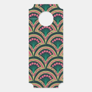 shell shaped green pattern door hanger