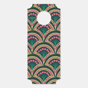 shell shaped green pattern door hanger