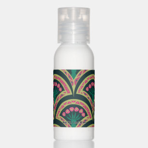 shell shaped green pattern hand lotion
