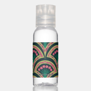 shell shaped green pattern hand sanitizer