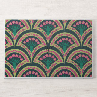 shell shaped green pattern HP laptop skin