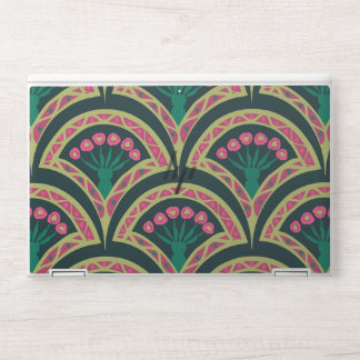 shell shaped green pattern HP laptop skin
