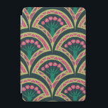 shell shaped green pattern iPad mini cover<br><div class="desc">shell shaped floral and geometric green pattern</div>