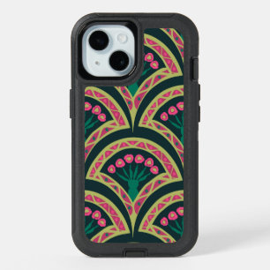 shell shaped green pattern iPhone 15 case