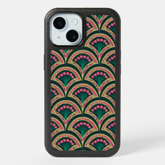 shell shaped green pattern iPhone 15 case