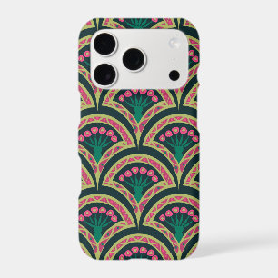 shell shaped green pattern iPhone 17 pro case