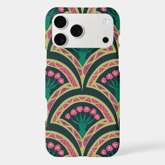 shell shaped green pattern iPhone 17 pro max case