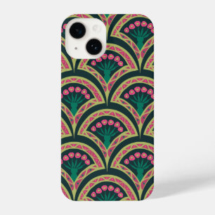 shell shaped green pattern iPhone 14 case