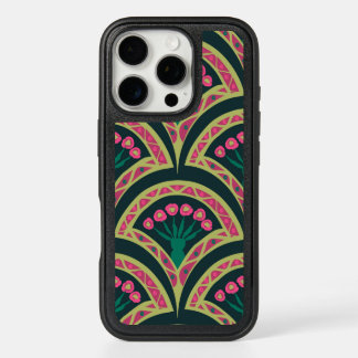 shell shaped green pattern iPhone 16 pro case