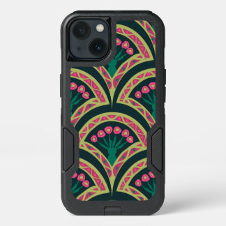 shell shaped green pattern iPhone 13 case