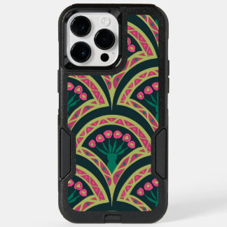 shell shaped green pattern OtterBox iPhone 14 pro max case