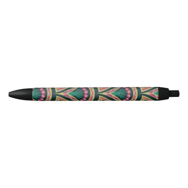 shell shaped green pattern pen (Front)