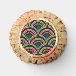 shell shaped green pattern reese's peanut butter cups