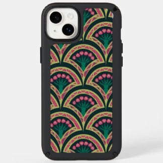 shell shaped green pattern speck iPhone 14 plus case
