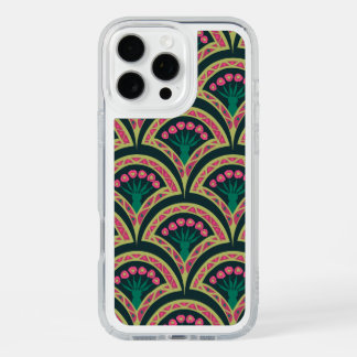shell shaped green pattern iPhone 16 pro max case