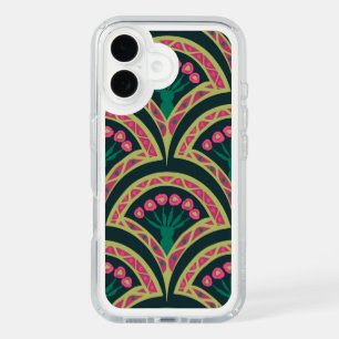 shell shaped green pattern iPhone 16 case