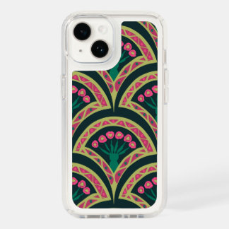 shell shaped green pattern speck iPhone 14 case