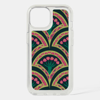 shell shaped green pattern iPhone 15 case