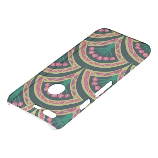 shell shaped green pattern uncommon google pixel case (Top)