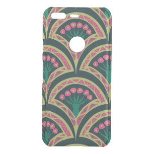shell shaped green pattern uncommon google pixel case