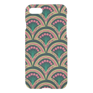 shell shaped green pattern iPhone SE/8/7 case
