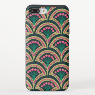 shell shaped green pattern iPhone 8/7 plus slider case