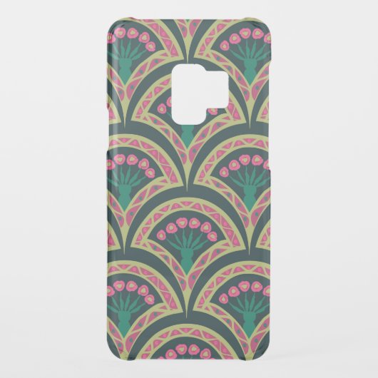 shell shaped green pattern uncommon samsung galaxy case (Back)